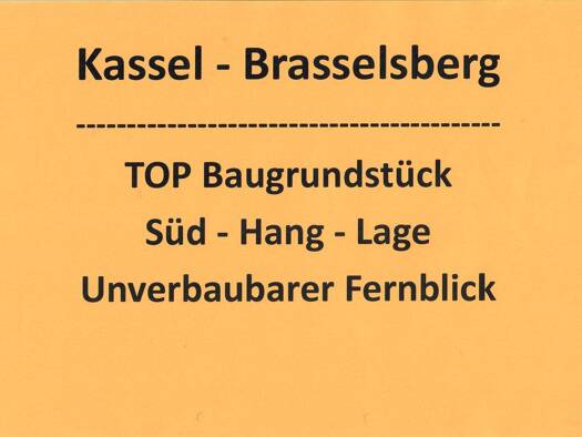 Grundstück zum Kauf provisionsfrei 349.500 € 676 m² Grundstück Brasselsberg Kassel 34132