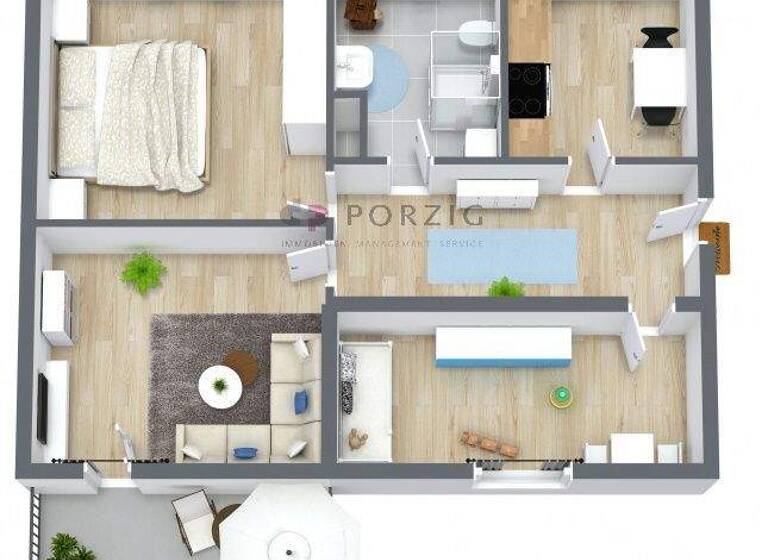 Wohnung zur Miete 567 € 3 Zimmer 63 m² EG Vogelsang 1a-b Tückmantel Barth 18356