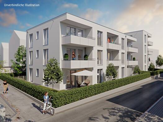 Wohnung zum Kauf - Erstbezug provisionsfrei 595.000 € 3 Zimmer 85,2 m² 3. Geschoss Bruckstraße 32 Fellbach Fellbach 70734