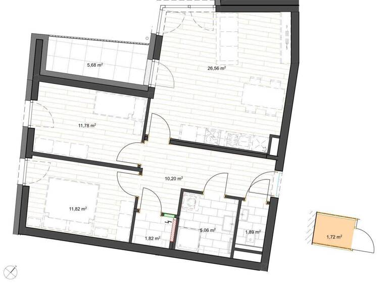 Wohnung zum Kauf 330.000 € 3 Zimmer 69,1 m² Unterer Platz St. Veit an der Glan 9300