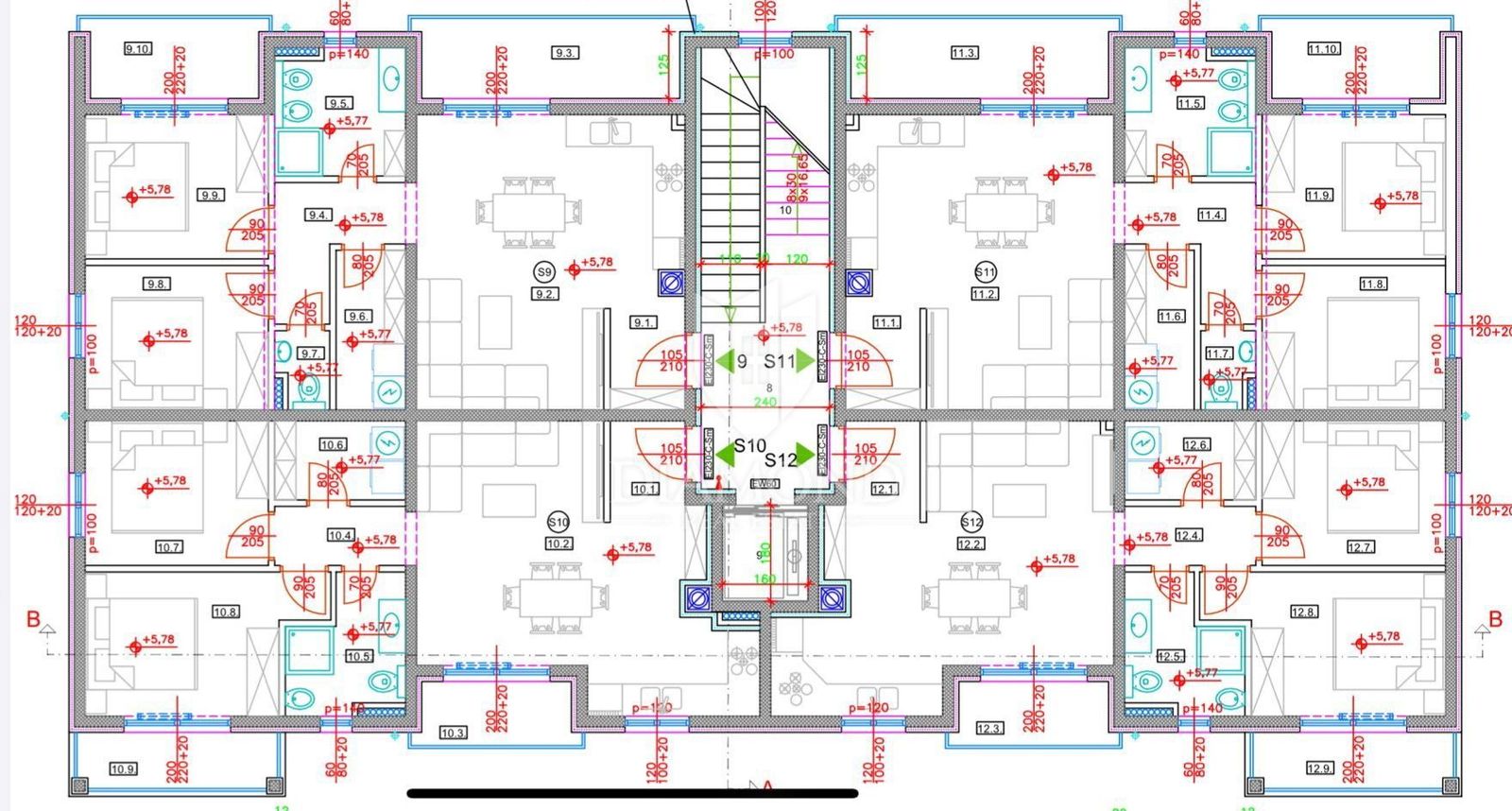 Wohnung zum Kauf 213.000 € 3 Zimmer 66 m²<br/>Wohnfläche 2.<br/>Geschoss Porec center 52440