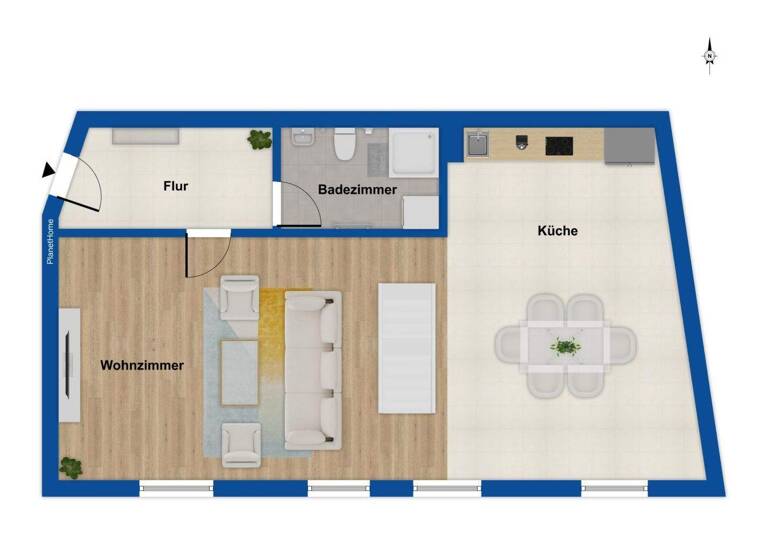 Maisonette zum Kauf 57.000 € 3 Zimmer 64 m² 3. Geschoss Waldenburg 08396