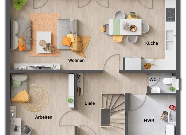 Haus zum Kauf - Erstbezug 381.250 € 4 Zimmer 124 m² 520 m² Grundstück Holle 31188