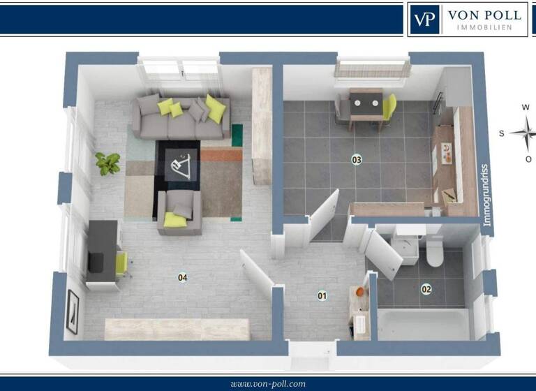 Wohnung zum Kauf 199.000 € 1,5 Zimmer 45,7 m² Petershausen Konstanz 78467