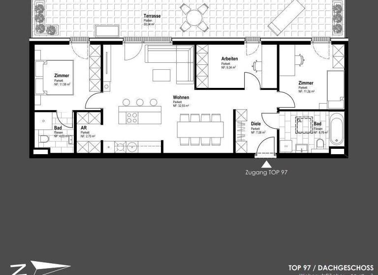 Wohnung zum Kauf - Erstbezug 673.600 € 3 Zimmer 85,7 m² 5. Geschoss Schwechat 2320
