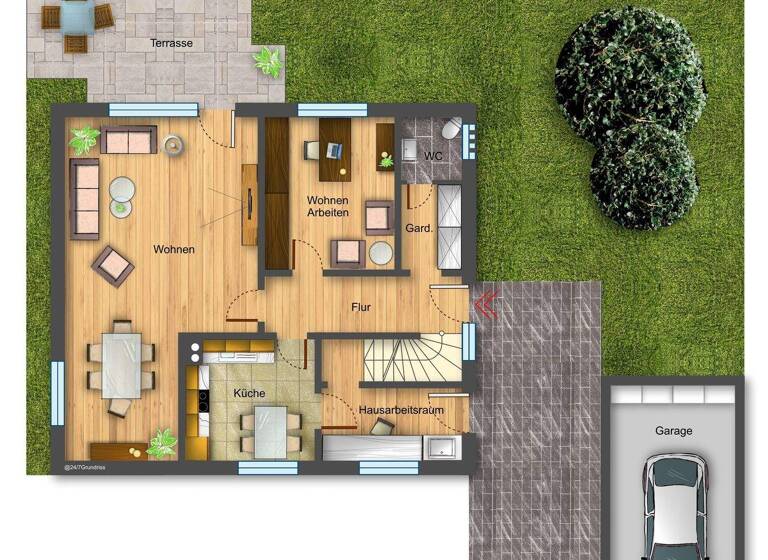 Einfamilienhaus zum Kauf 325.000 € 5 Zimmer 139,6 m² 998 m² Grundstück Hasenwinkel 9 Bötersen 27367