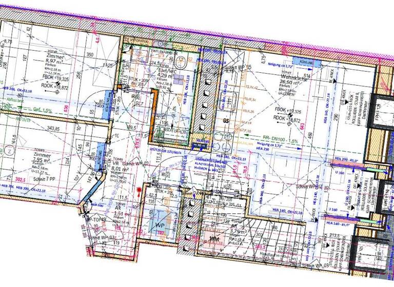 Wohnung zur Miete 845 € 3 Zimmer 63,4 m² Wien 1100