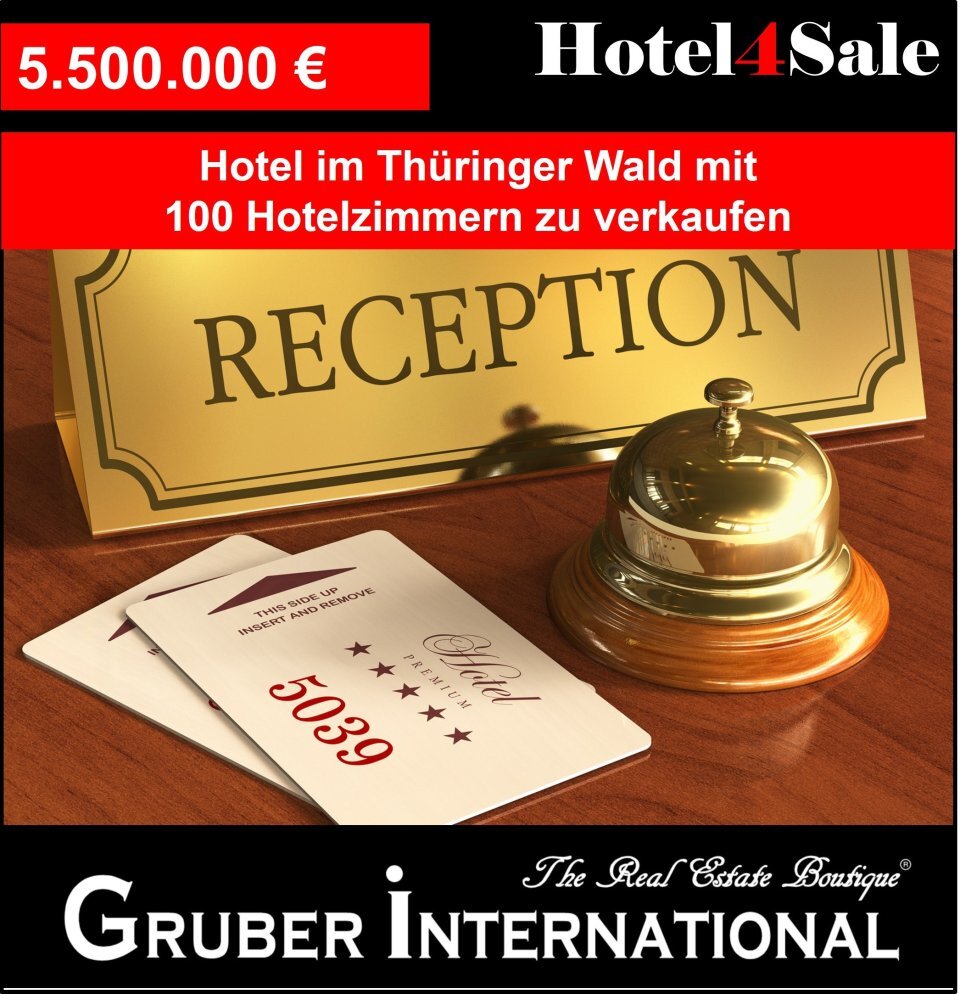 Hotel zum Kauf 5.500.000 € 100 Zimmer 1.200 m²<br/>Gastrofläche 41.500 m²<br/>Grundstück Wahlbezirk 21 Suhl 98527