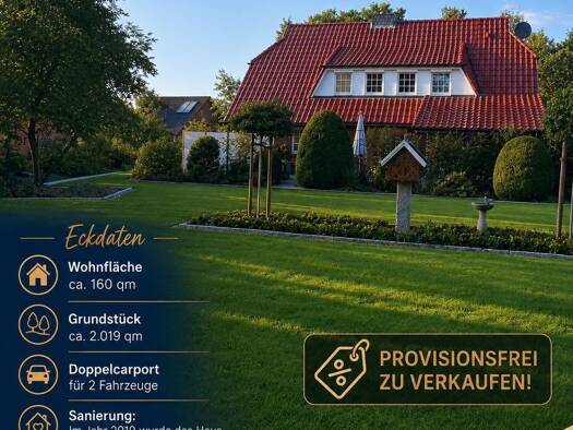 Einfamilienhaus zum Kauf provisionsfrei 795.000 € 6 Zimmer 160 m² 2.019 m² Grundstück Barum Barum 21357
