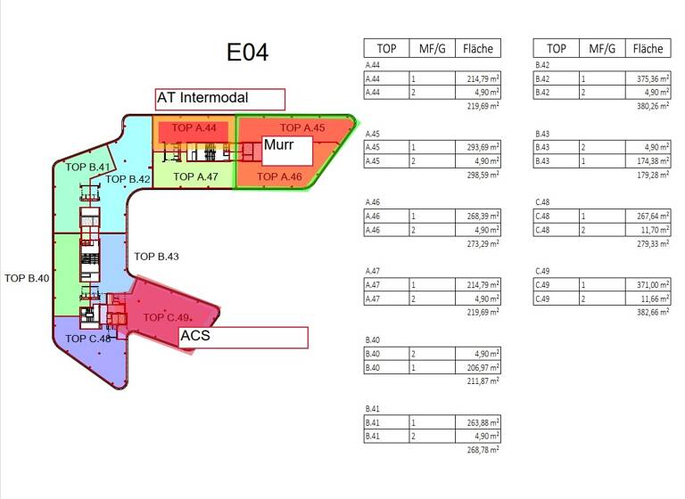 Bürofläche zur Miete 17,90 € 4.792,1 m² Bürofläche Vienna AirportCity Gneixendorf Wien-Flughafen 1300