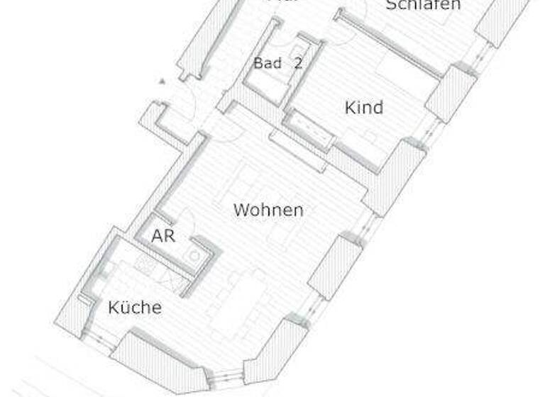 Wohnung zur Miete 1.150 € 3 Zimmer 106 m² 1. Geschoss frei ab 01.04.2026 Geltolfing Aiterhofen 94330