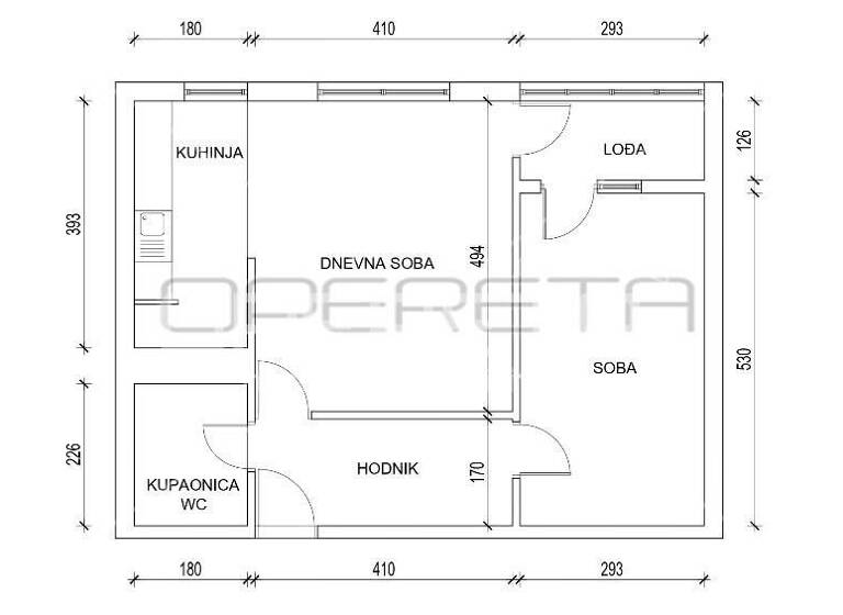 Wohnung zum Kauf 260.000 € 2 Zimmer 60 m² 3. Geschoss Jarun - Precko