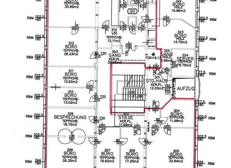 Büro zur Miete 14,50 € teilbar ab 220 m² Wien 1050