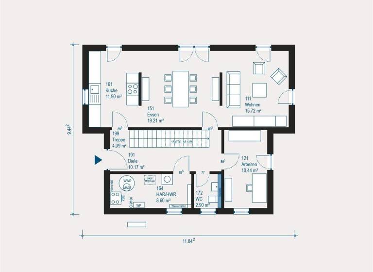 Einfamilienhaus zum Kauf 492.609 € 4 Zimmer 173,4 m² 541 m² Grundstück Steinweiler 76872