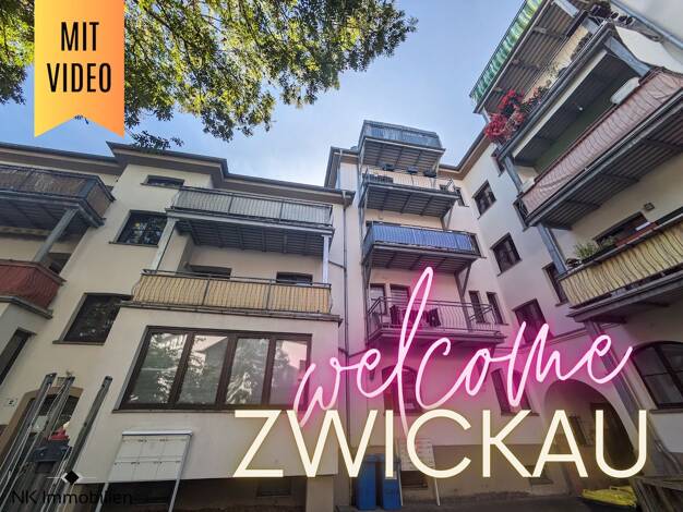 Wohnung zur Miete 620 € 4 Zimmer 95,5 m² 4. Geschoss Schumannplatz 3 Innenstadt Zwickau 08056