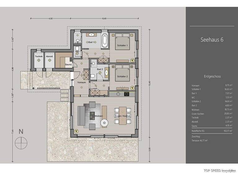 Haus zum Kauf - Erstbezug 1.348.352 € 3 Zimmer 102,2 m² 522 m² Grundstück Pichl 8973