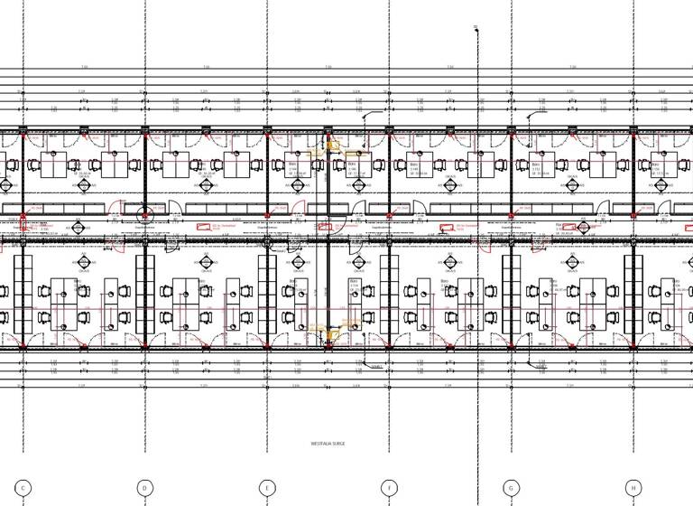 Bürokomplex zur Miete provisionsfrei 7,99 € 18 Zimmer 588,2 m² Bürofläche teilbar von 17,7 m² bis 47 m² Siemensstr. 42 Westerbönen Bönen 59199