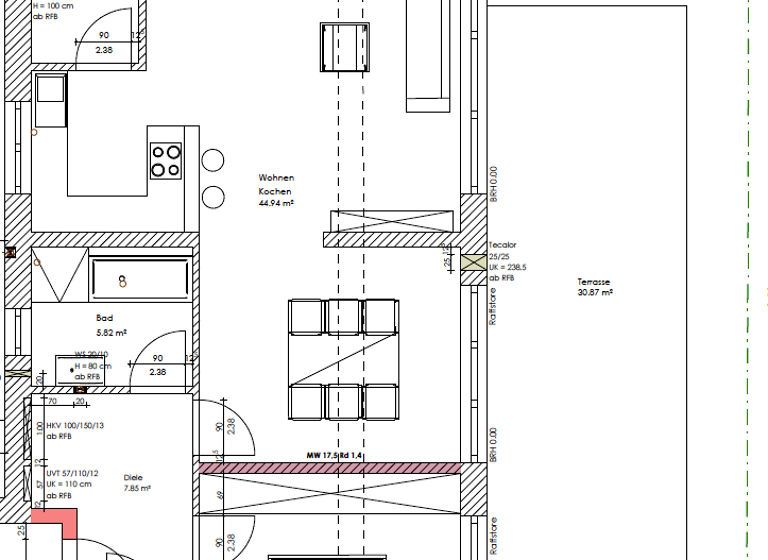 Wohnung zur Miete - Erstbezug 1.245 € 3 Zimmer 94,5 m² EG Aumühlweg 7 d Hacklberg Passau 94034