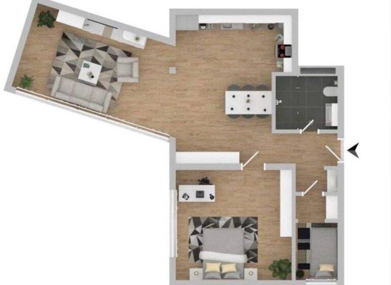 Wohnung zum Kauf provisionsfrei 518.000 € 3 Zimmer 73,2 m² 4. Geschoss Sendling-Westpark München 81379