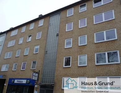 Wohnung zur Miete 840 € 2 Zimmer 70,5 m² 5. Geschoss frei ab sofort Waitzstraße 39 Blücherplatz Kiel 24105