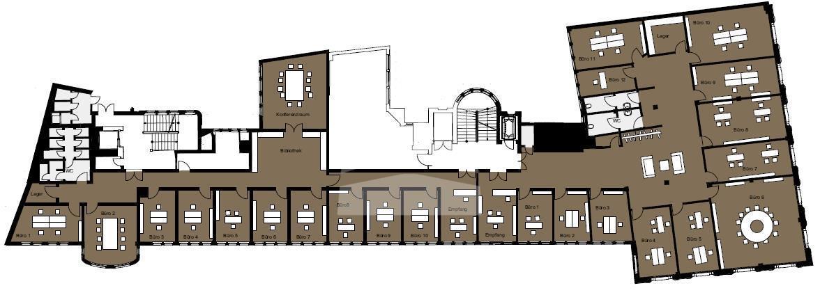 Bürofläche zur Miete 19,50 € 650 m²<br/>Bürofläche ab 481 m²<br/>Teilbarkeit Markt 9 Zentrum Leipzig 04109