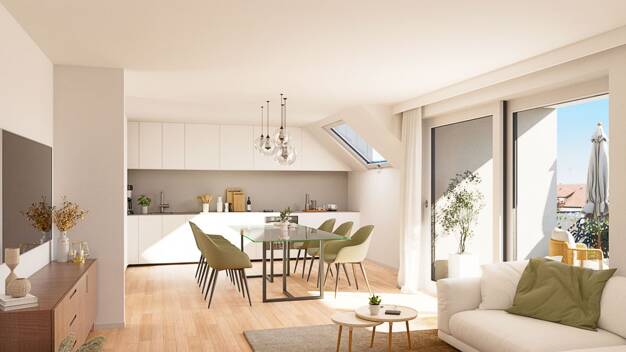 Wohnung zum Kauf - Neubau provisionsfrei 589.000 € 3 Zimmer 81,1 m² 2. Geschoss Uhlandstraße 10 Gärtringen Gärtringen 71116