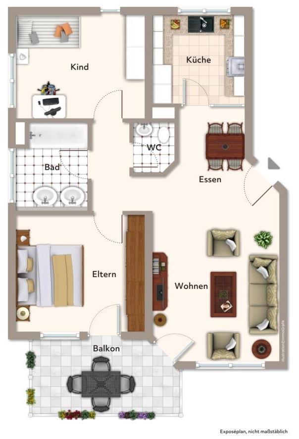 Wohnung zum Kauf 339.000 € 3 Zimmer 75 m²<br/>Wohnfläche Nellingen Ostfildern 73760