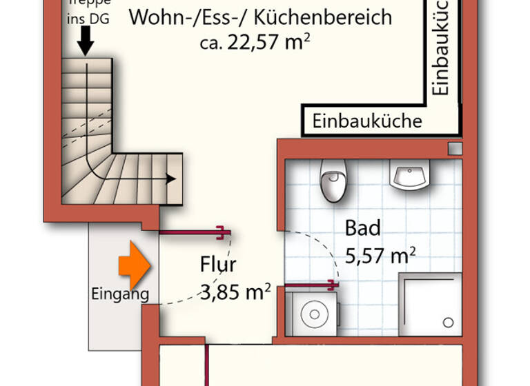 Wohnung zum Kauf 259.000 € 2,5 Zimmer 63 m² Timmendorf Insel Poel / Timmendorf 23999