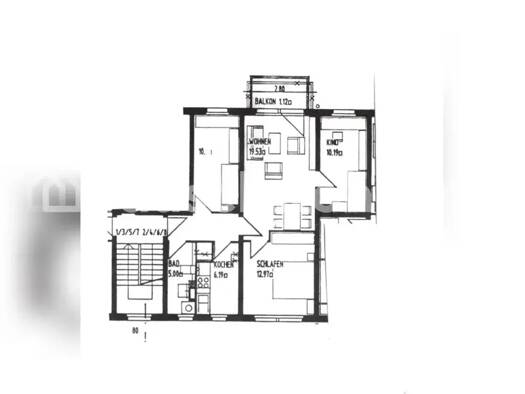 Wohnung zur Miete Tauschwohnung 730 € 4 Zimmer 75 m² Toitenwinkel Rostock 18147