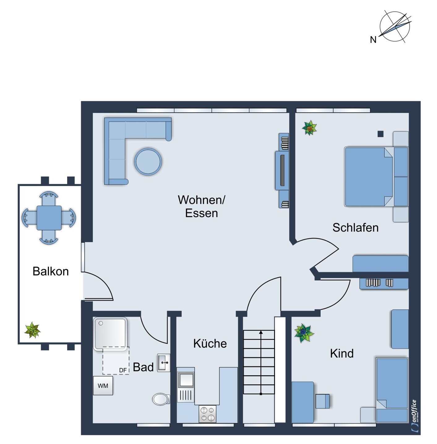 Wohnung zum Kauf provisionsfrei 495.000 € 3 Zimmer 76 m²<br/>Wohnfläche Fuerstenberg Konstanz 78467