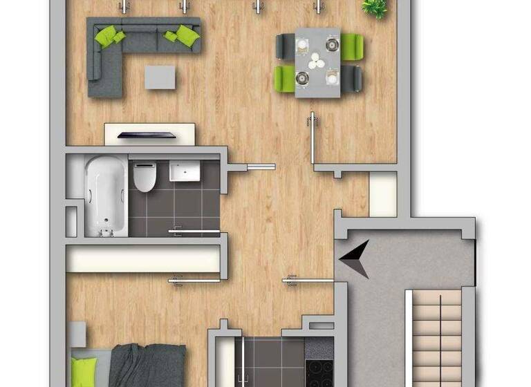 Wohnung zum Kauf provisionsfrei 279.000 € 2 Zimmer 69,4 m² 3. Geschoss Altstadt Duisburg 47051