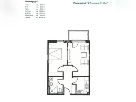 Wohnung zur Miete Tauschwohnung 580 € 2 Zimmer 51 m² Teltower Vorstadt Potsdam 14473