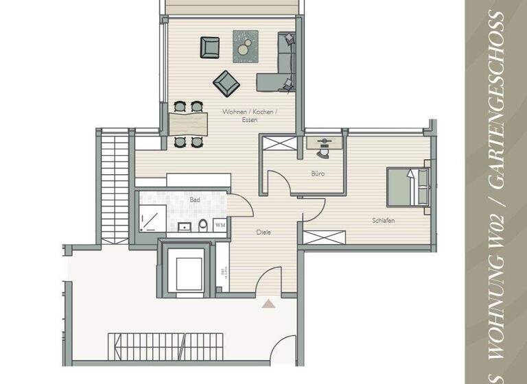 Wohnung zum Kauf - Erstbezug provisionsfrei 3 Zimmer 97,9 m² EG frei ab sofort Frauenbrünnl Straubing 94315
