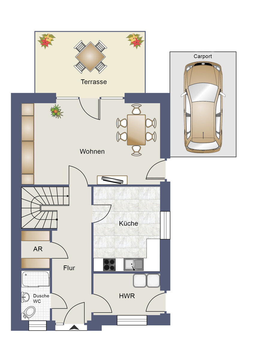 Doppelhaushälfte zum Kauf 299.500 € 4 Zimmer 110 m²<br/>Wohnfläche 450 m²<br/>Grundstück Sandhorst Aurich 26607