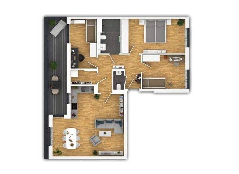 Penthouse zum Kauf provisionsfrei 479.900 € 4 Zimmer 96,1 m² 8. Geschoss Im Blauen Garn 35 Keldenich Wesseling 50389