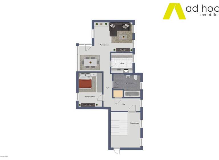 Wohnung zur Miete 460 € 2 Zimmer 84 m² 1. Geschoss Scharrenstr. 34 Zeitz 06712