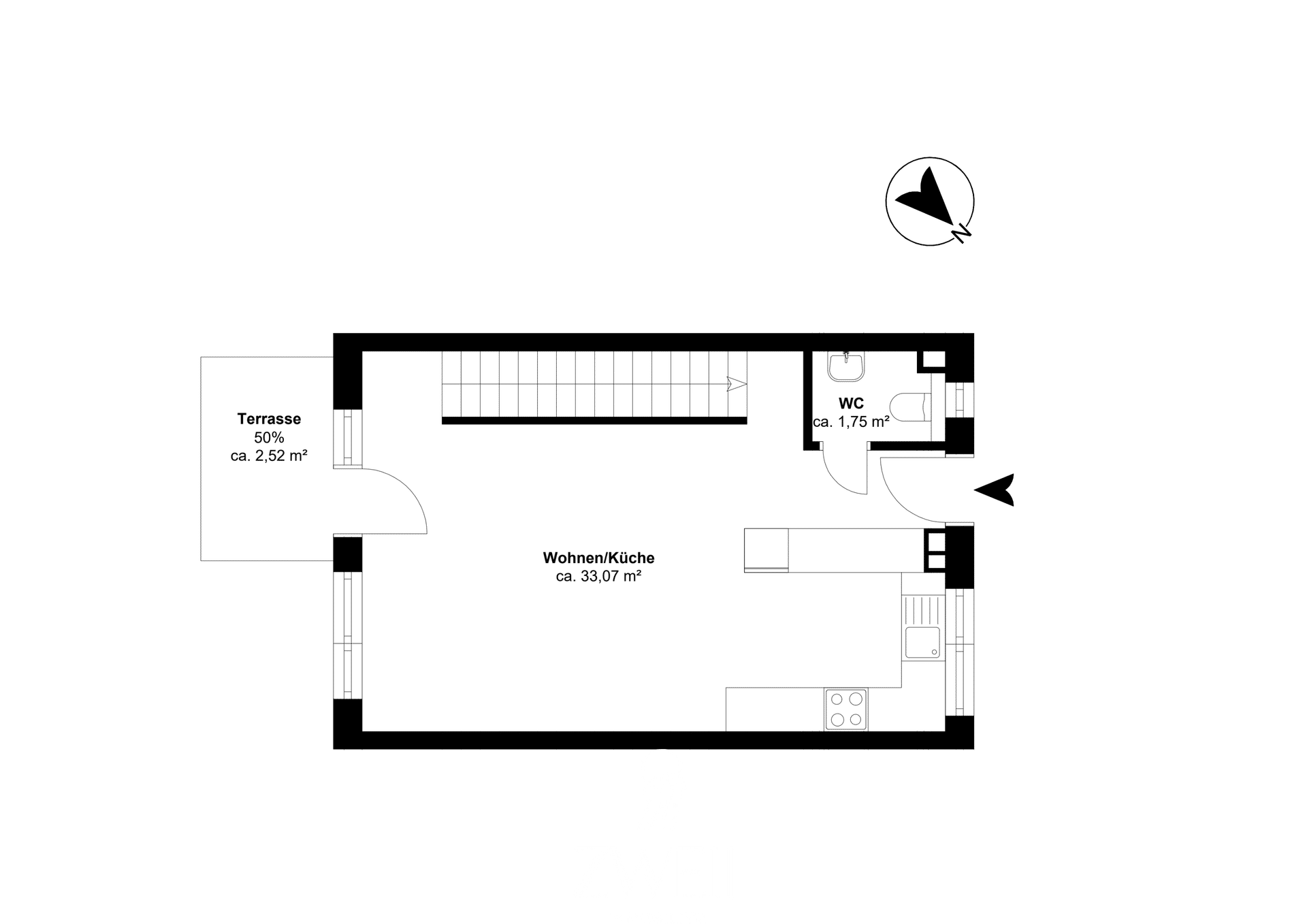 Stadthaus zur Miete 2.100 € 4 Zimmer 101,6 m²<br/>Wohnfläche Wendlohstraße 87b Niendorf Hamburg 22459