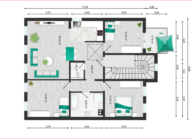 Wohnung zum Kauf 249.000 € 4 Zimmer 81,4 m²<br/>Wohnfläche 1.<br/>Geschoss Tuttlingen Tuttlingen 78532