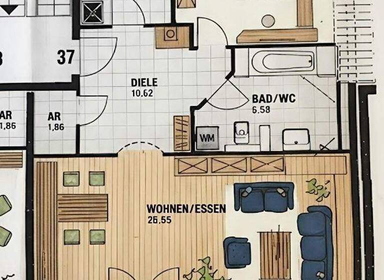 Wohnung zum Kauf 239.000 € 2 Zimmer 74,7 m² 2. Geschoss Schwaig 90571