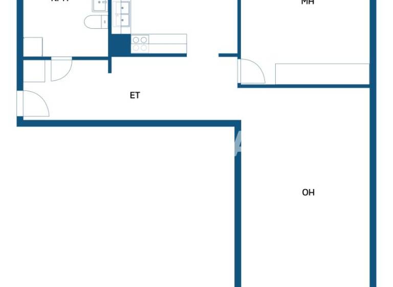 Wohnung zum Kauf 79.000 € 2 Zimmer 61 m² 2. Geschoss Raappavuorenkuja 1 Vantaa 01620