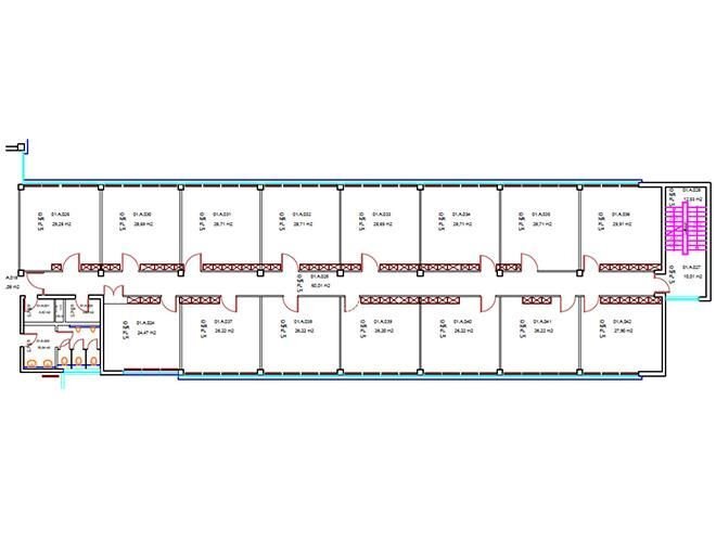 Bürofläche zur Miete 25 m²<br/>Bürofläche ab 25 m²<br/>Teilbarkeit Fuggerstraße 7-11 Uedesheim Neuss 41468