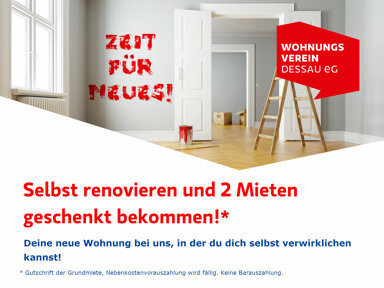 Wohnung zur Miete 230 € 1 Zimmer 39,6 m² EG Lindenstraße 123 Alten Dessau-Roßlau 06847