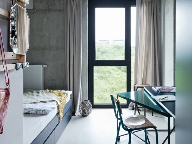 Studio zur Miete 625 € 1 Zimmer 17 m² frei ab sofort Marie-Curie-Straße 20 Niederursel Frankfurt am Main 60439