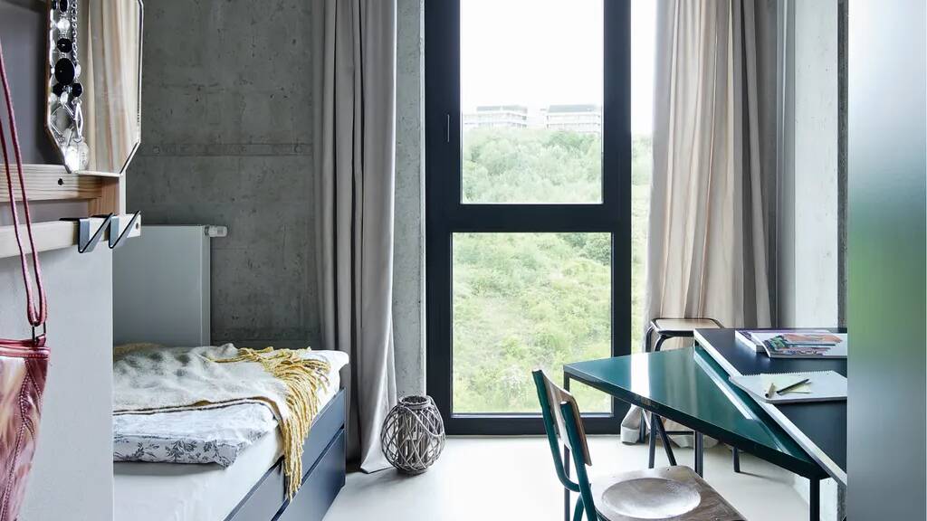 Studio zur Miete 625 € 1 Zimmer 17 m² frei ab sofort Marie-Curie-Straße 20 Niederursel Frankfurt am Main 60439