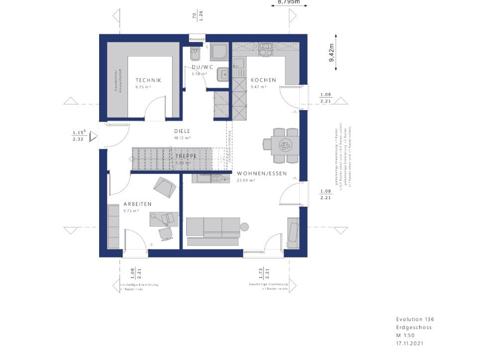 Einfamilienhaus zum Kauf provisionsfrei 436.867 € 5 Zimmer 136 m²<br/>Wohnfläche 549 m²<br/>Grundstück Ramsin Sandersdorf 06792