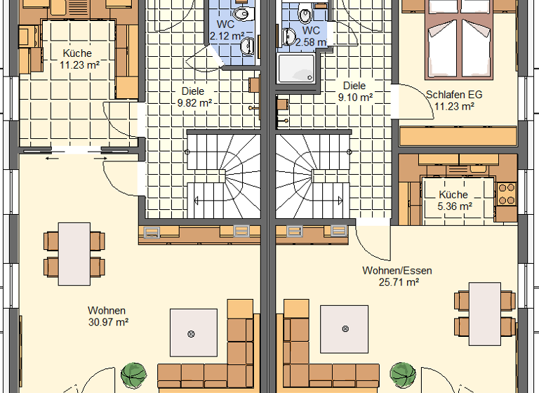 Doppelhaushälfte zum Kauf provisionsfrei 621.700 € 5 Zimmer 144 m² 482 m² Grundstück Heinrichsburgstraße Berg Berg bei Neumarkt in der Oberpfalz 92348