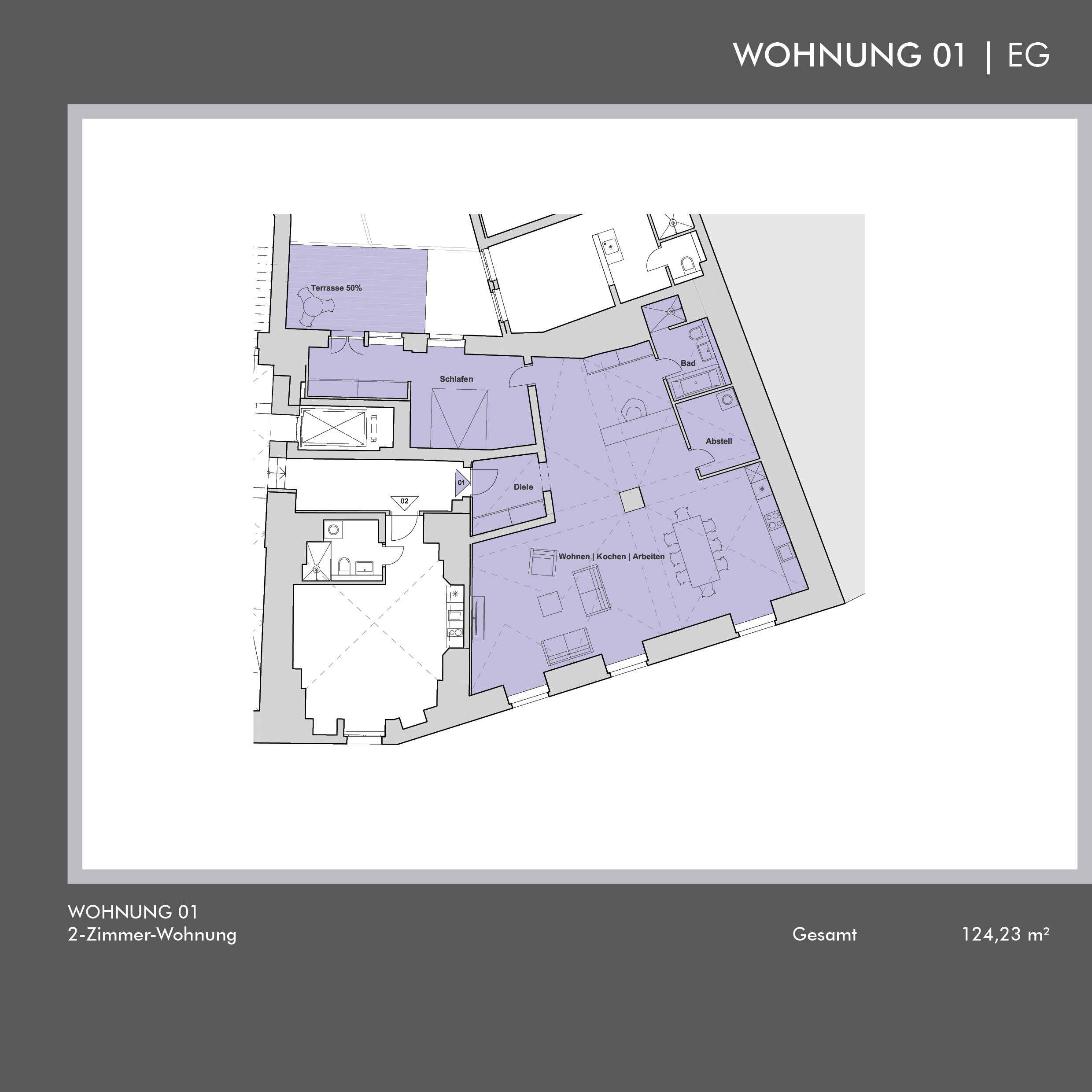 Wohnung zur Miete 1.300 € 2 Zimmer 124,2 m²<br/>Wohnfläche EG<br/>Geschoss ab sofort<br/>Verfügbarkeit Kleine Klausstraße 16 Altstadt Halle (Saale) 06108