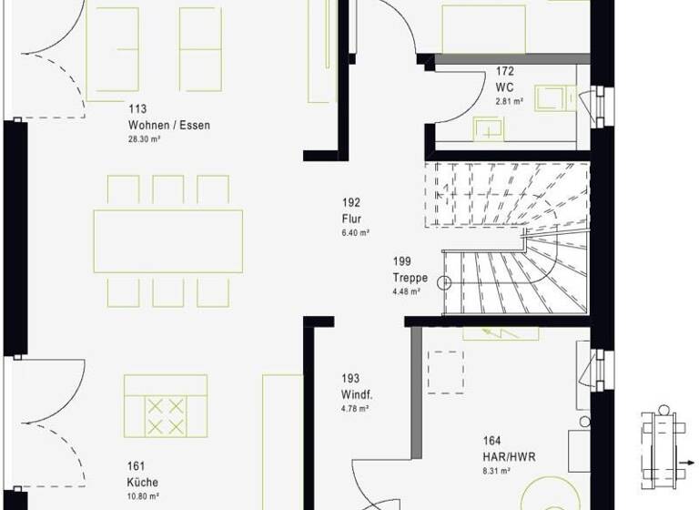 Einfamilienhaus zum Kauf provisionsfrei 315.768 € 5 Zimmer 145 m² 696 m² Grundstück Gundelsheim Treuchtlingen 91757