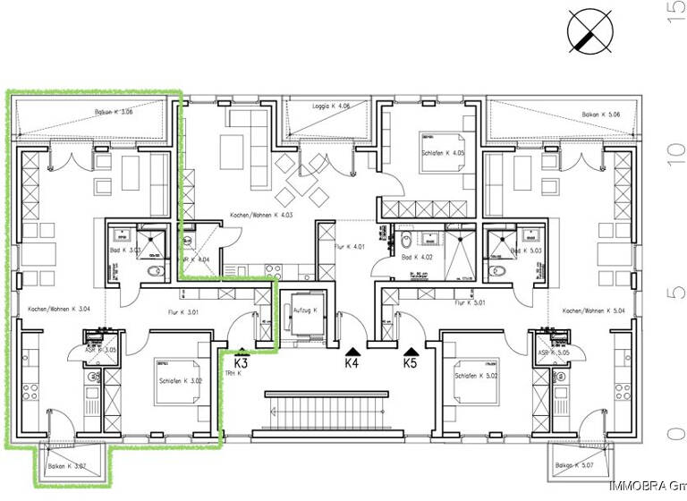 Wohnung zur Miete 1.052 € 2 Zimmer 70,2 m²<br/>Wohnfläche 2.<br/>Geschoss ab sofort<br/>Verfügbarkeit Neustadt Brandenburg an der Havel 14776