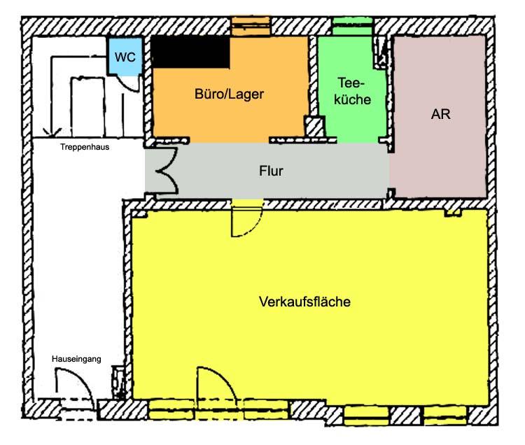 Verkaufsfläche zur Miete provisionsfrei 415 € 3 Zimmer 71,4 m²<br/>Verkaufsfläche ab 71,4 m²<br/>Teilbarkeit Pirna Pirna 01796